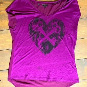Guess Top with sheer back